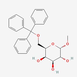 molecular formula C₂₆H₂₈O₆ B1140815 Methyl 6-O-Trityl-alpha-D-galactopyranoside CAS No. 35920-83-3