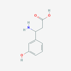 molecular formula C9H11NO3 B1140830 3-Amino-3-(3-hydroxyphenyl)propanoic acid CAS No. 102872-33-3