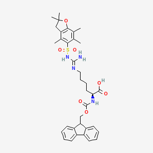 molecular formula C35H42N4O7S B1140834 Fmoc-HoArg(Pbf)-OH CAS No. 401915-53-5