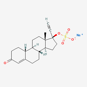 molecular formula C20H26O5S B1140857 Norethindrone Sulfate Sodium Salt CAS No. 19778-24-6