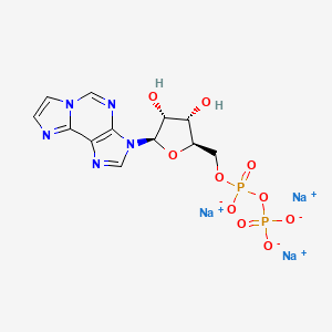 molecular formula C12H12N5Na3O10P2 B1140873 1,N6-Ethenoadenosine-5'-diphosphate sodium salt CAS No. 103213-52-1