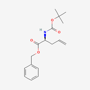 molecular formula C17H23NO4 B1140880 (S)-2-Boc-amino-pent-4-enoic acid benzyl ester CAS No. 108634-99-7