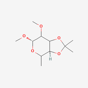 Methyl 6-Deoxy-2-O-methyl-3,4-O-isopropylidene-alpha-D-galactopyranoside