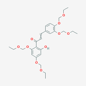 1-[2,4-Bis(ethoxymethoxy)-6-hydroxyphenyl]-3-[3,4-bis(ethoxymethoxy)phenyl]prop-2-en-1-one