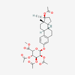 Ethynyl Estradiol 17-Acetate 3-(2',3',4'-Tri-O-acetyl)-beta-D-glucuronide Methyl Ester