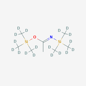 molecular formula C8H21NOSi2 B1140935 N,O-Bis(trimethyl-d9-silyl)acetamide CAS No. 203784-65-0