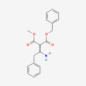 Benzyl methyl (1-amino-2-phenylethylidene)propanedioate