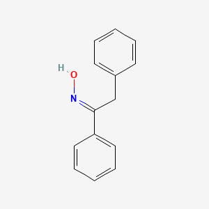 molecular formula C₁₄H₁₃NO B1140943 脱氧苯甲酰肟 CAS No. 26306-06-9
