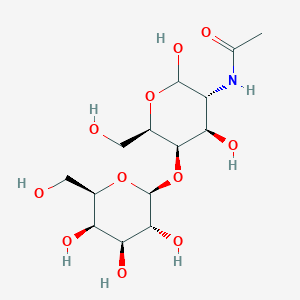 B1140950 2-Acetamido-2-deoxy-4-O-(B-D-galactopyranosyl)-D-galactopyranose CAS No. 82535-18-0