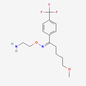 molecular formula C₁₅H₂₁F₃N₂O₂ B1140952 Fluvoxamine, (Z)- CAS No. 917096-37-8