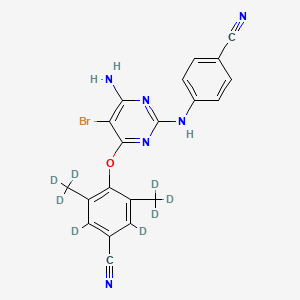 molecular formula C20H15BrN6O B1140965 Etravirine-d8 CAS No. 1142096-06-7