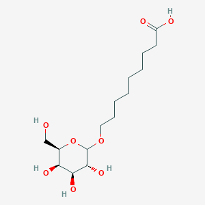 molecular formula C₁₅H₂₈O₈ B1140970 8-Carboxyoctyl-D-Galactopyranoside CAS No. 83345-63-5