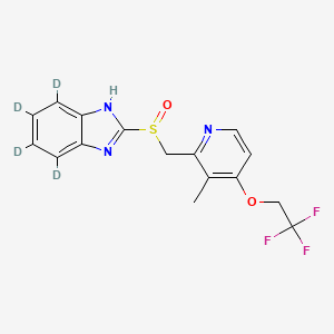 molecular formula C16H14F3N3O2S B1140986 (R)-Lansoprazole-d4 CAS No. 934294-22-1