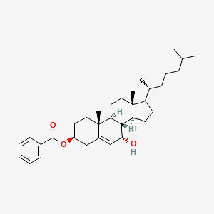 molecular formula C₃₄H₅₀O₃ B1140987 (3beta,7alpha)-Cholest-5-ene-3,7-diol 3-Benzoate CAS No. 40824-59-7