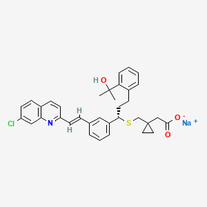 molecular formula C₃₅H₃₅ClNNaO₃S B1140993 ent-Montelukast Sodium Salt CAS No. 190078-45-6