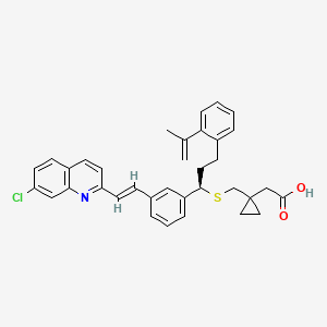 molecular formula C₃₅H₃₄ClNO₂S B1140995 Montelukast methylstyrene CAS No. 918972-54-0