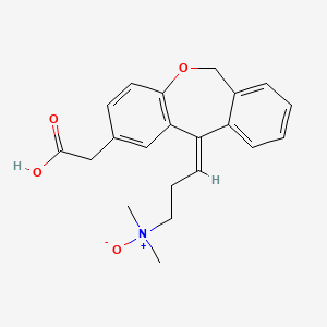 molecular formula C₂₁H₂₃NO₄ B1140998 Olopatadine N-Oxide CAS No. 203188-31-2