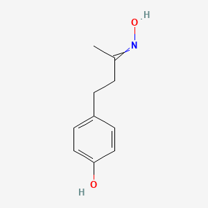 molecular formula C₁₀H₈D₅NO₂ B1141003 (E/Z)-4-(4'-Hydroxyphenyl)-2-butanone Oxime-[d5] CAS No. 1185238-88-3