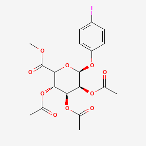 4-Iodophenyl 2,3,4-Tri-O-acetyl-|A-D-glucuronide Methyl Ester