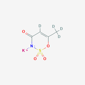 molecular formula C4H4KNO4S B1141046 Acesulfame-d4 Potassium Salt 