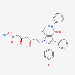 molecular formula C₃₃H₃₄FN₂NaO₅ B1141050 (3R,5S)-Atorvastatin Sodium Salt CAS No. 131275-93-9