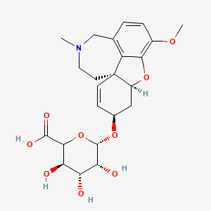 molecular formula C23H29NO9 B1141069 Galanthamine beta-D-Glucuronide CAS No. 464189-56-8