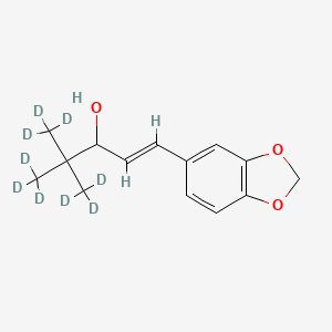 molecular formula C14H18O3 B1141076 Stiripentol-d9 