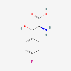 4-Fluoro-|A-hydroxy-phenylalanine