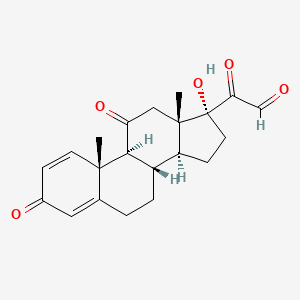 molecular formula C21H24O5 B1141096 Prednisone-21-aldehyde CAS No. 70522-55-3