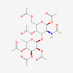 2-Acetamido-2-deoxy-3-O-(alpha-L-fucopyranosyl)-D-glucopyranose Pentaacetate