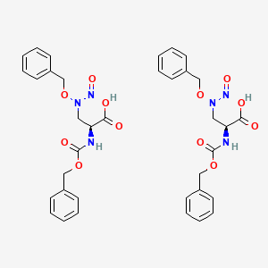L-Alanine,3-[nitroso(phenylmethoxy)amino]-N-[(phenylmethoxy)carbonyl]-