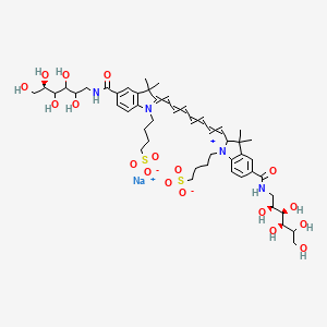 molecular formula C₄₉H₆₉N₄NaO₁₈S₂ B1141111 SIDAG染料 CAS No. 308127-47-1