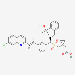 molecular formula C₃₅H₃₆ClNO₅S B1141139 孟鲁司特砜 CAS No. 1266620-74-9