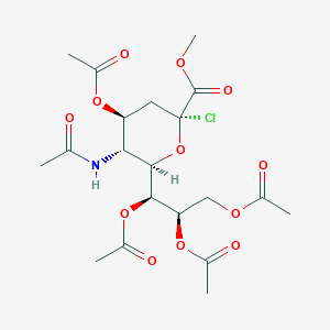 molecular formula C₂₀H₂₈ClNO₁₂ B1141144 N-乙酰-2-氯-2-脱氧神经氨酸甲酯 4,7,8,9-四乙酸酯 CAS No. 67670-69-3
