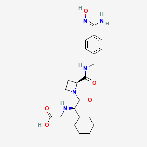 molecular formula C₂₂H₃₁N₅O₅ B1141145 N-Hydroxy Melagatran CAS No. 192939-72-3