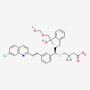 molecular formula C₃₇H₄₀ClNO₅S B1141146 2-Methoxymethyl Montelukast 1,2-Diol(Mixture of Diastereomers) CAS No. 184764-27-0
