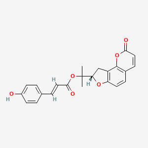 molecular formula C₂₃H₂₀O₆ B1141154 (+)-Angelmarin CAS No. 876384-53-1