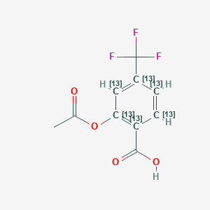molecular formula C10H7F3O4 B1141167 Triflusal-13C6 
