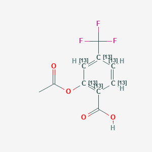 molecular formula C₄¹³C₆H₇F₃O₄ B1141167 曲氟沙-13C6 CAS No. 1276355-35-1