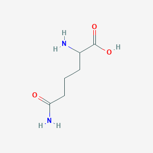 molecular formula C₆H₁₂N₂O₃ B1141173 D,L-Homoglutamine CAS No. 34218-76-3