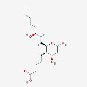 molecular formula C18H32O6 B1141175 2,3-dinor Thromboxane B1 CAS No. 196493-76-2
