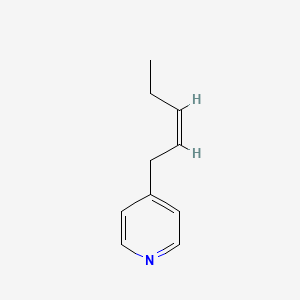 4-[(2Z)-2-Penten-1-yl]pyridine