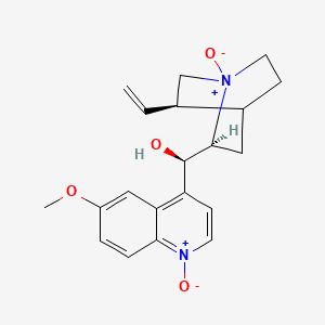 molecular formula C₂₀H₂₄N₂O₄ B1141184 Quinine Di-N-oxide CAS No. 101655-92-9