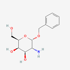 molecular formula C₁₃H₁₉NO₅ B1141205 Benzyl 2-Amino-2-deoxy-alpha-D-galactopyranoside CAS No. 738518-26-8