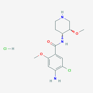 molecular formula C₁₄H₂₁Cl₂N₃O₃ B1141226 Nor Cisapride Hydrochloride CAS No. 221180-26-3