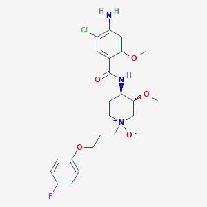 molecular formula C₂₃H₂₉ClFN₃O₅ B1141227 Cisapride N-Oxide CAS No. 86718-75-4