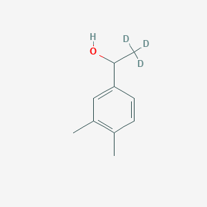 molecular formula C₁₀H₁₁D₃O B1141238 1-(3,4-二甲基苯基)乙醇-d3 CAS No. 159754-92-4