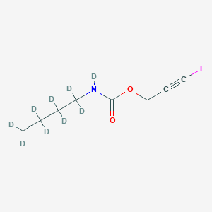molecular formula C₈H₃D₉INO₂ B1141240 3-Iodo-2-propynyl N-Butylcarbamate-d9 CAS No. 1246815-08-6
