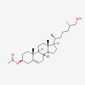 molecular formula C₂₉H₄₈O₃ B1141251 3-O-Acetyl-26-hydroxy Cholesterol CAS No. 50681-37-3