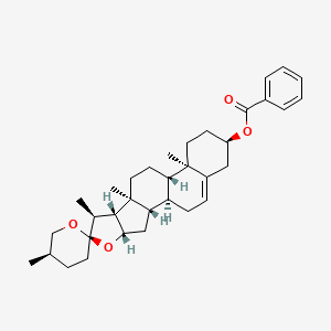 molecular formula C₃₄H₄₆O₄ B1141252 3-O-Benzoyl Diosgenine CAS No. 4952-68-5